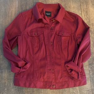 Burgundy Liverpool jacket